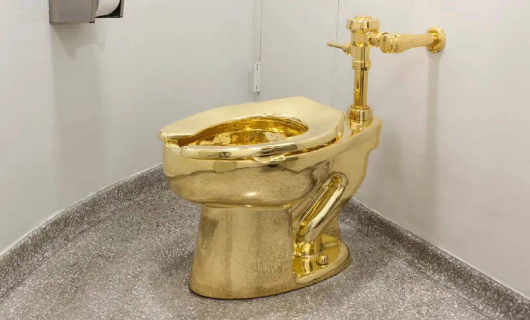 Пускат на търг златен моноблок с начална цена от 10 млн. долара