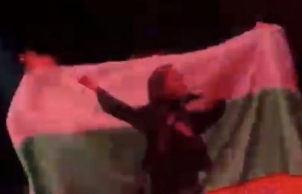 Цеца развя българското знаме в северномакедонски град, настана хаос ВИДЕО