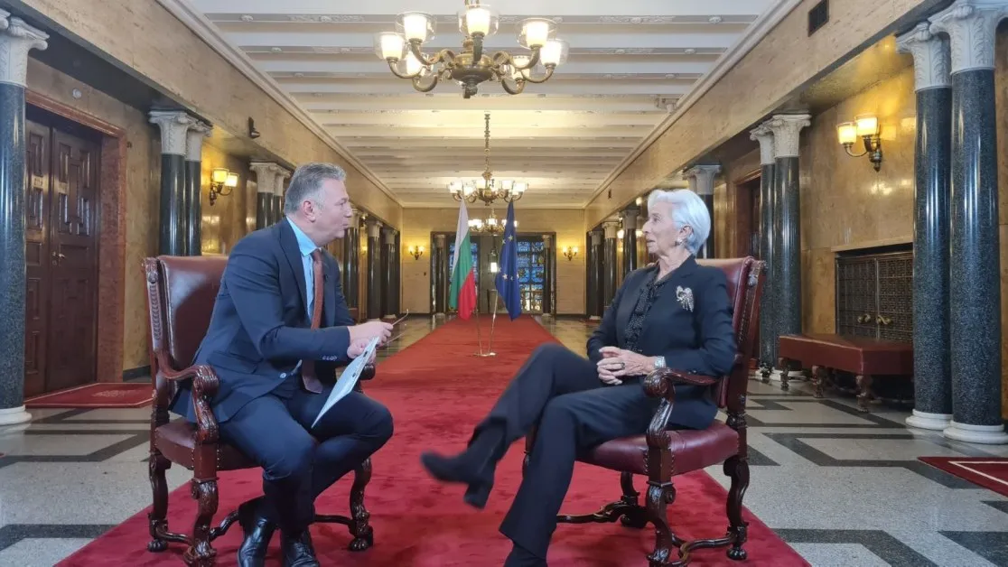 Кристин Лагард: Въвеждането на еврото ще донесе просперитет и сигурност на България ВИДЕО