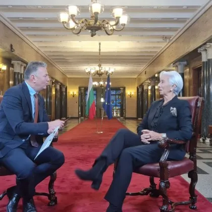 Кристин Лагард президентът на Европейската централна банка даде ексклузивно