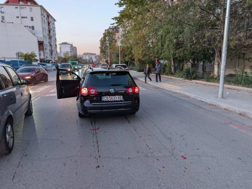 Шофьор спря за дете – получи броня в гърба и... упрек: Ама вие много рязко спряхте!