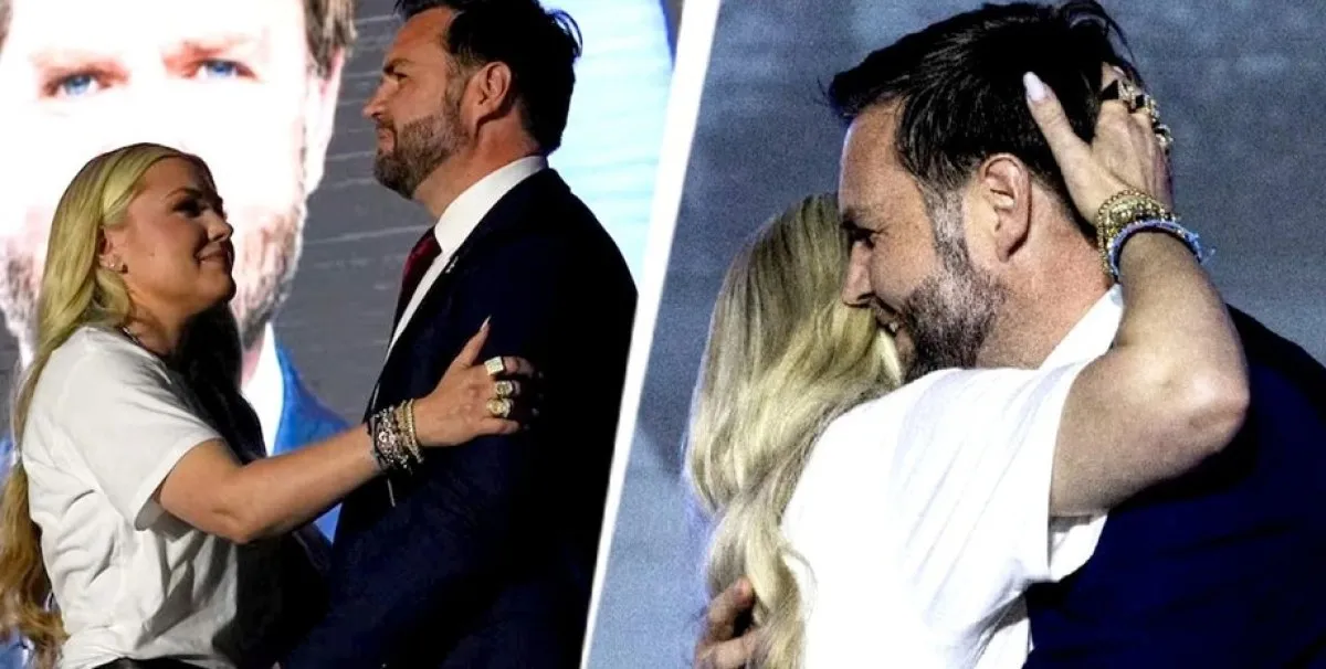 Джей Ди Ванс и вдовицата на Чарли Кърк в скандална близост ВИДЕО