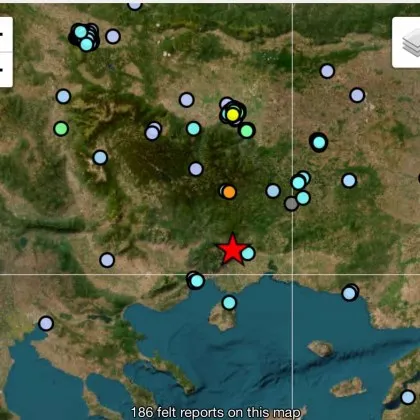 Земетресение бе усетено току що в Пловдив и региона По първоначални