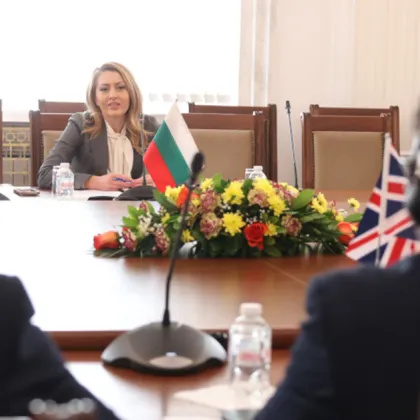 Назарян: Перспективите за развитие на парламентарния диалог между Великобритания и България са отлични