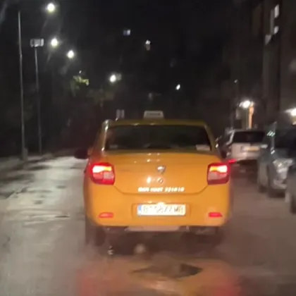 Инцидент с таксиметров автомобил във Велико Търново възмути потребители в