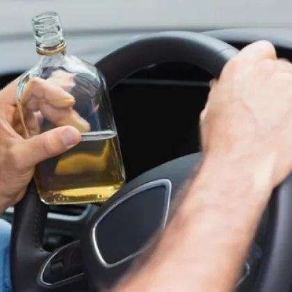 Задържаният с 4,23 промила пил водка от обяд