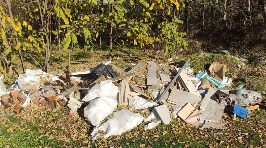 Превърнаха орехова градина в сметище, настояват за фотокапани СНИМКИ