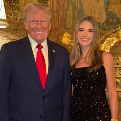18 годишната Кай Тръмп внучка на президента на САЩ Доналд Тръмп
