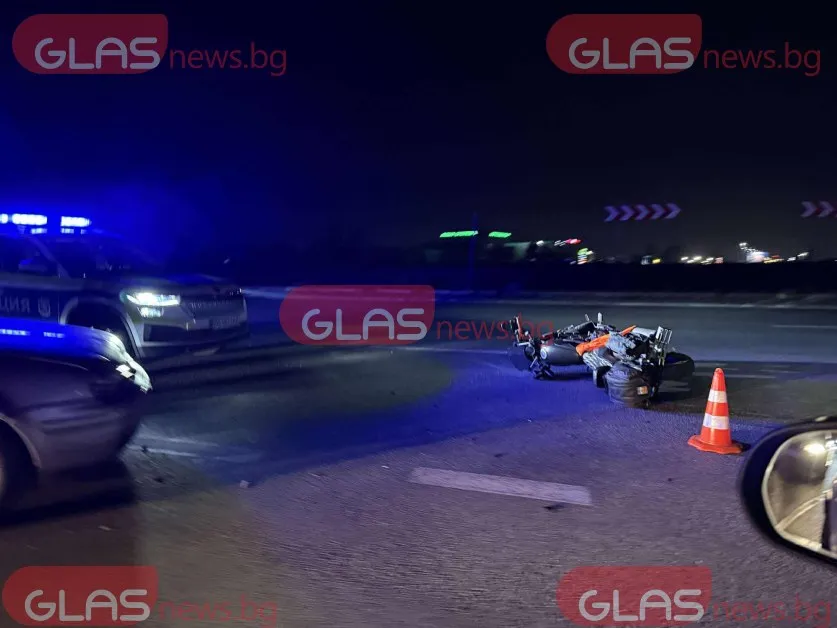 Огромно задръстване на влизане в Пловдив заради инцидент с мотор* СНИМКИ