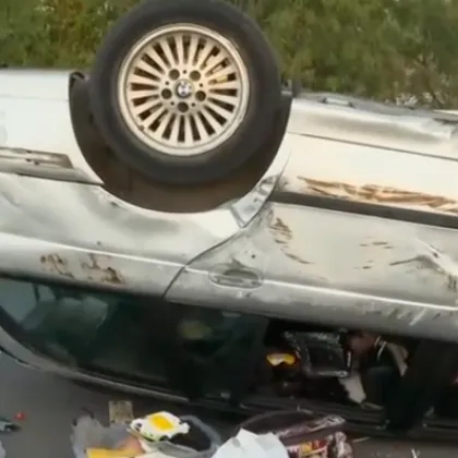 Пиян шофьор катастрофира и избяга край Горна Оряховица