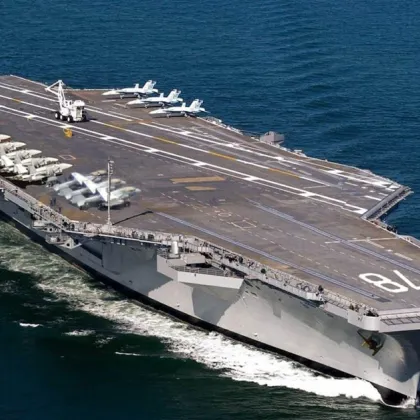 САЩ разположиха най-новия атомен самолетоносач USS Gerald R. Ford в Карибите