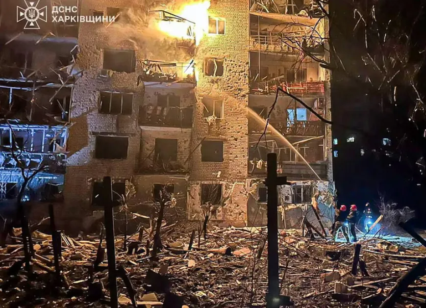 Трима загинаха при руски ракетен удар в Харковска област