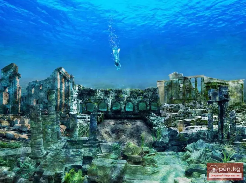 Град, унищожен като Помпей: сензационно откритие под езерото Исик-Кул