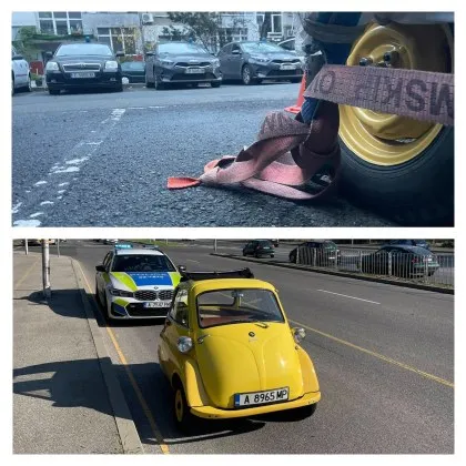 Кражбата на миниатюрното но скъпоценно BMW Isetta собственост на Мартин