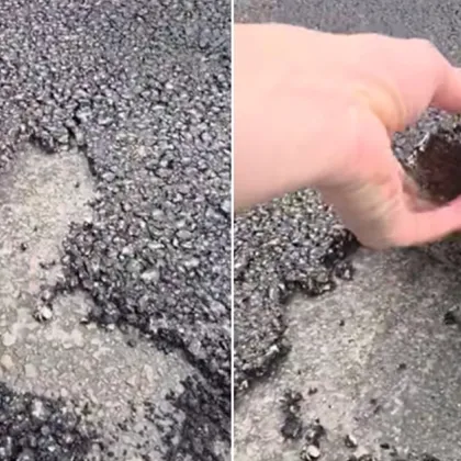 Жител на Плевен алармира за некачествено асфалтиране на улица Сан