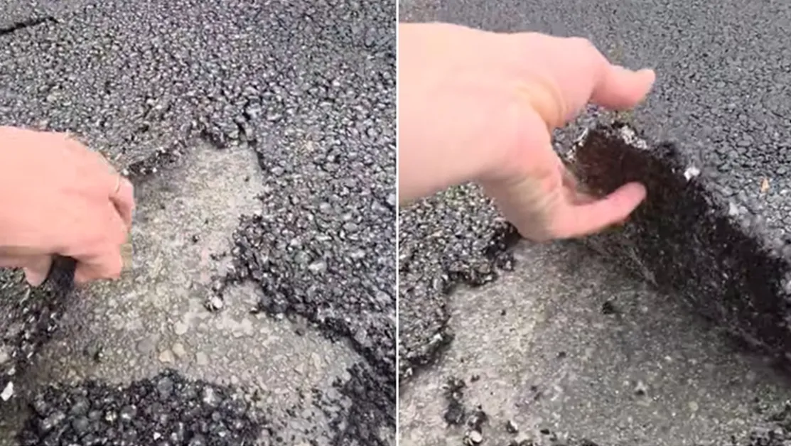 Подигравка или ремонт? Плевенчани избухнаха заради некачествено положен асфалт ВИДЕО