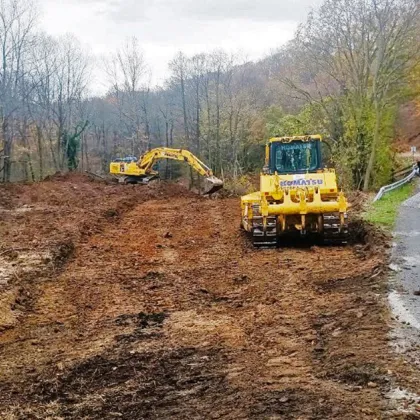 Започна изграждането на временен път брод който ще възстанови