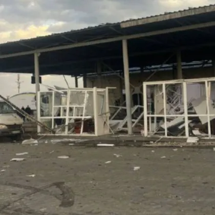 Международният контролно пропускателен пункт Орловка на границата между Украйна и Румъния