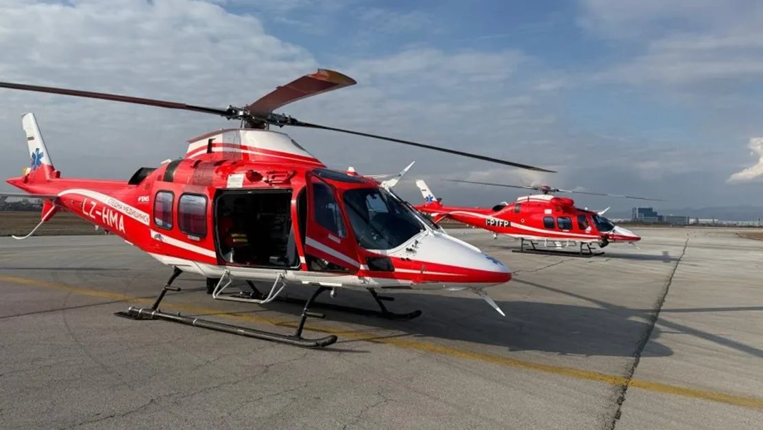 Вдигнаха въздушна линейка за мъж, паднал от високо