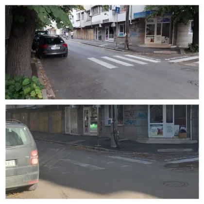 В нормалните градове по света пешеходната маркировка издържа години В