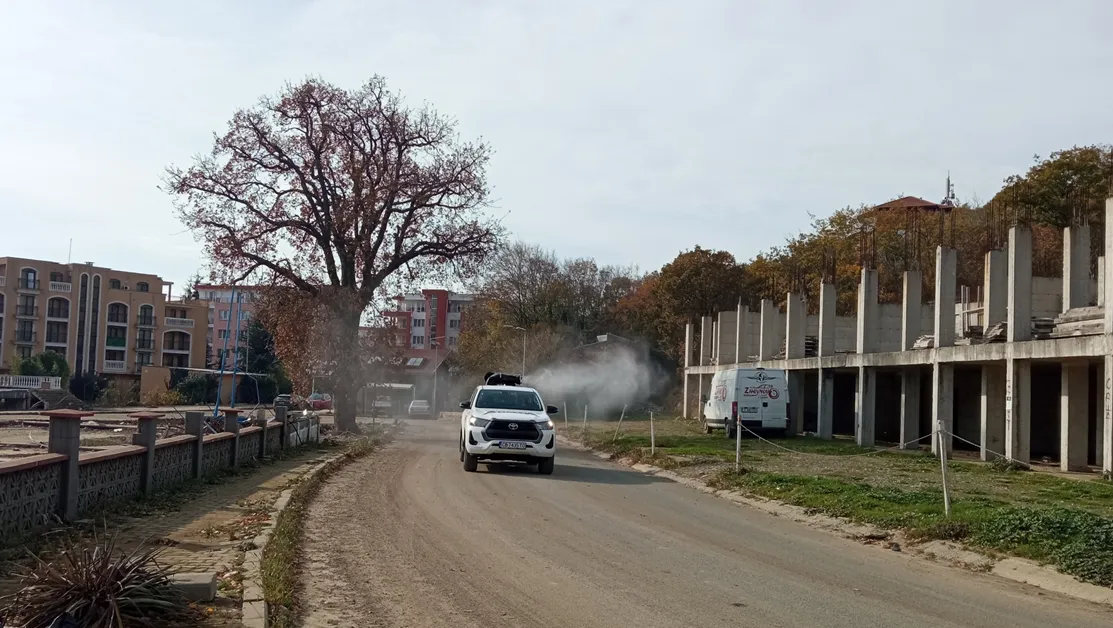 Община Несебър извърши мащабна дезинфекция на Елените