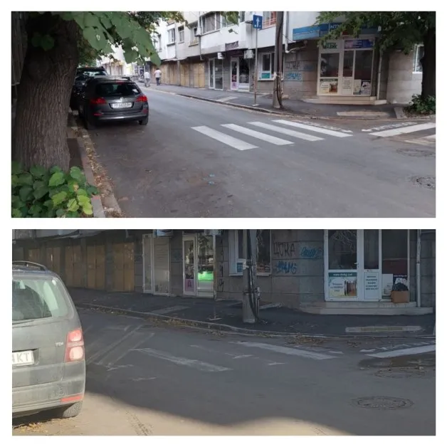 Зебра-фантом: пешеходните пътеки в Русе изчезват по-бързо от обещанията на властта