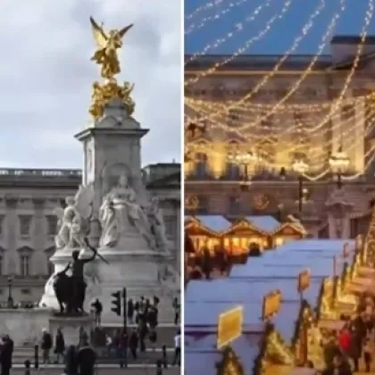 Туристи в Лондон масово се стичат към коледен базар в