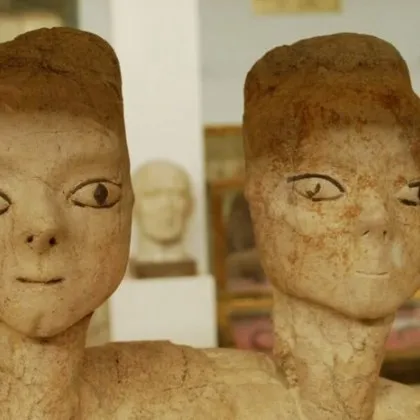 Мистериите на двуглавия: Кой е изобразен на древни статуи от Йордания