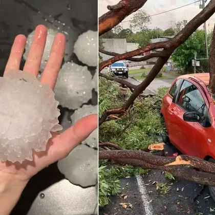 Мощна буря удари с градушка и светкавици австралийския щат Куинсланд