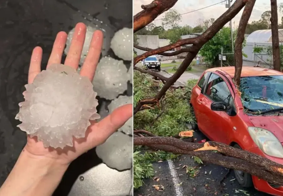 Мощна буря с градушка удари австралийски щат