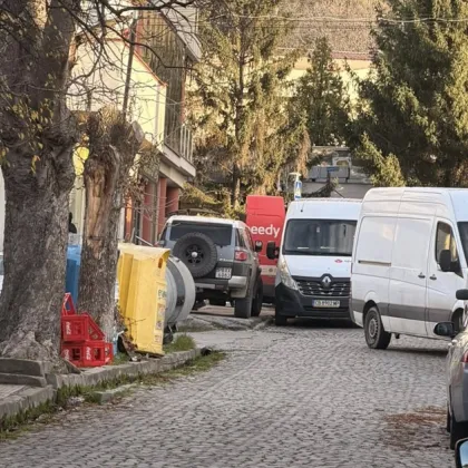 Жителка на Сопот: Фирмени бусове превръщат улица в "частен паркинг" СНИМКИ