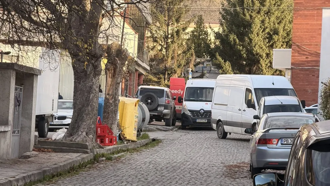 Жителка на Сопот: Фирмени бусове превръщат улица в "частен паркинг" СНИМКИ