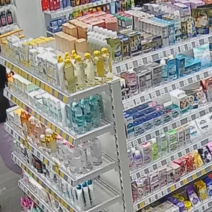 Жена задигна козметични продукти от дрогерия в Пловдив, издирват я СНИМКИ