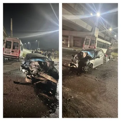 Ад на Чепинско: Бясна скорост размаза кола в бус ВИДЕО+СНИМКИ