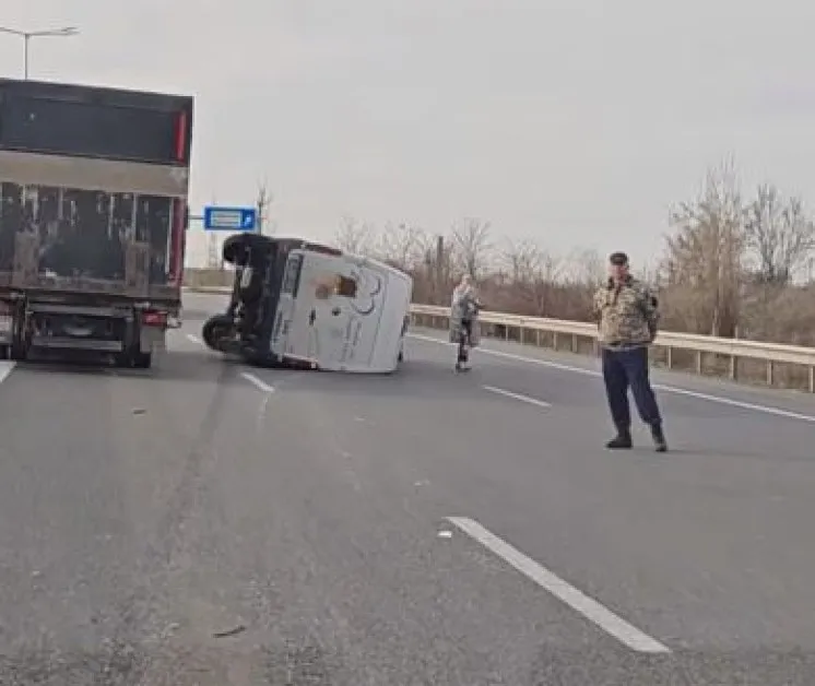 Произшествие на Северната скоростна тангента ВИДЕО