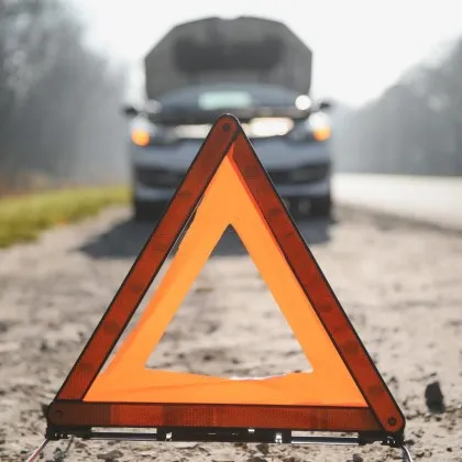 Шофьор остана временно без книжка след като автомобилът му аварира