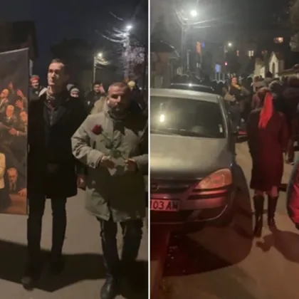 Граждани се събраха в четвъртък вечерта пред дома на лидера на