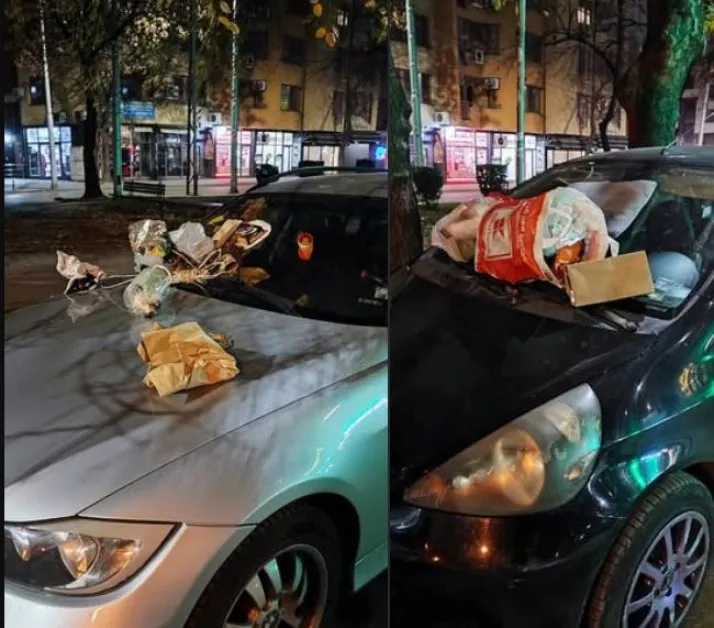 Сериен "наказател" с миризливо посегателство към паркирани коли СНИМКИ