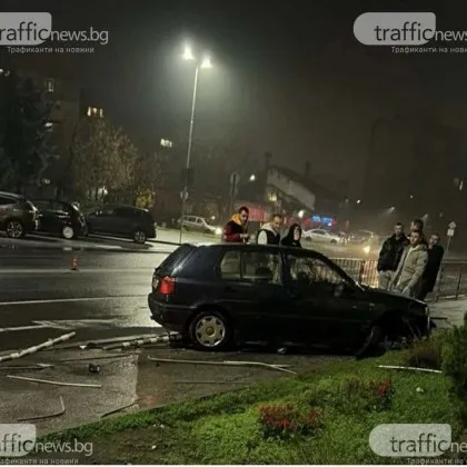 Шофьор получи пристъп, катастрофира СНИМКА