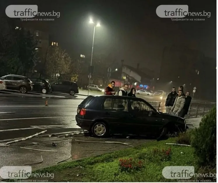 Шофьор получи пристъп, катастрофира СНИМКА
