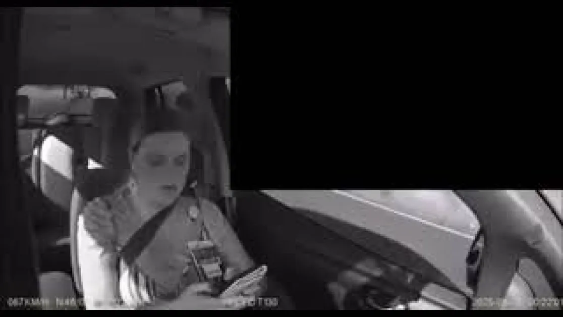 ВИДЕО ясно показва какво вижда шофьор с телефон в ръце