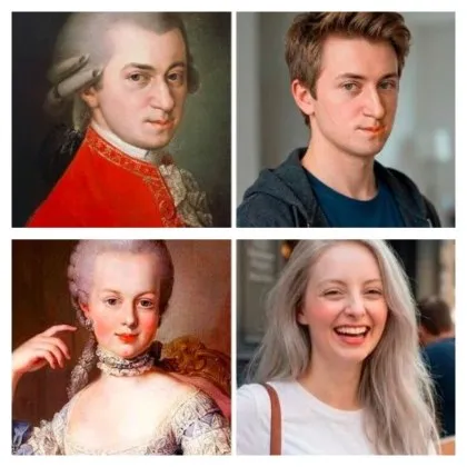 Великите се завръщат: AI пресъздаде исторически легенди като съвременни личности