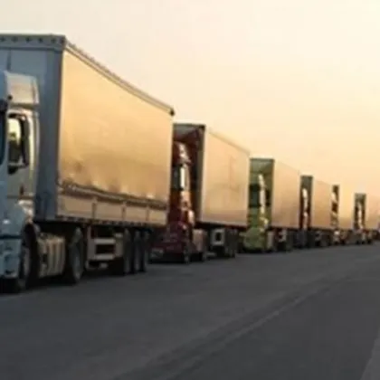 10-километрова колона от камиони към ГКПП „Капитан Андреево"