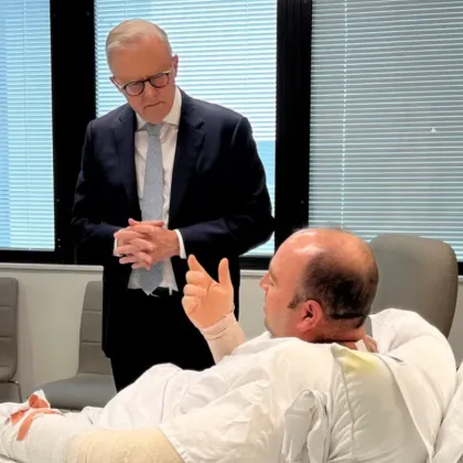 Австралийският премиер Антъни Албанезе нарече Ахмед ал Ахмед обезвредил един от