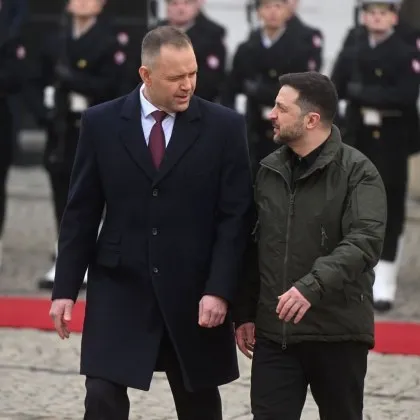 Ако падне Украйна, следва Полша, предупреди Зеленски