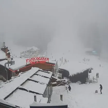 Снежна покривка започва да покрива Родопите В района на Пампорово