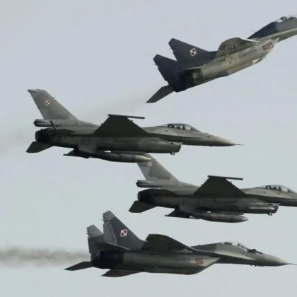 Полски изтребители прехванаха над Балтийско море руски разузнавателен самолет който