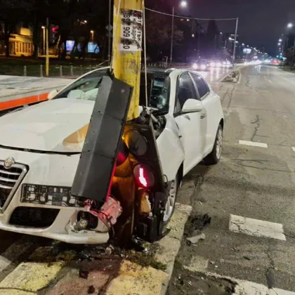 Катастрофа е станала тази вечер на булевард Тодор Александров в