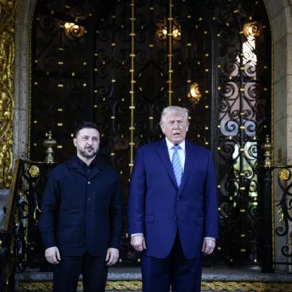 Преди минути американският президент Доналд Тръмп поздави украинския си колега