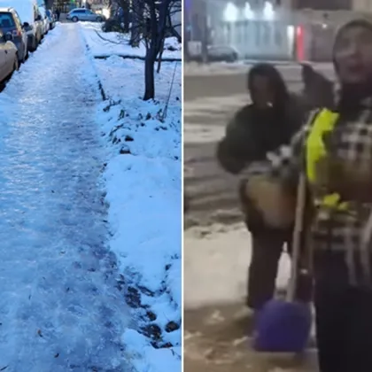 Леден капан във Враца: Коледа под знака на гнева, кръвта по тротоарите и "празничния" кючек на БКС СНИМКИ+ВИДЕО